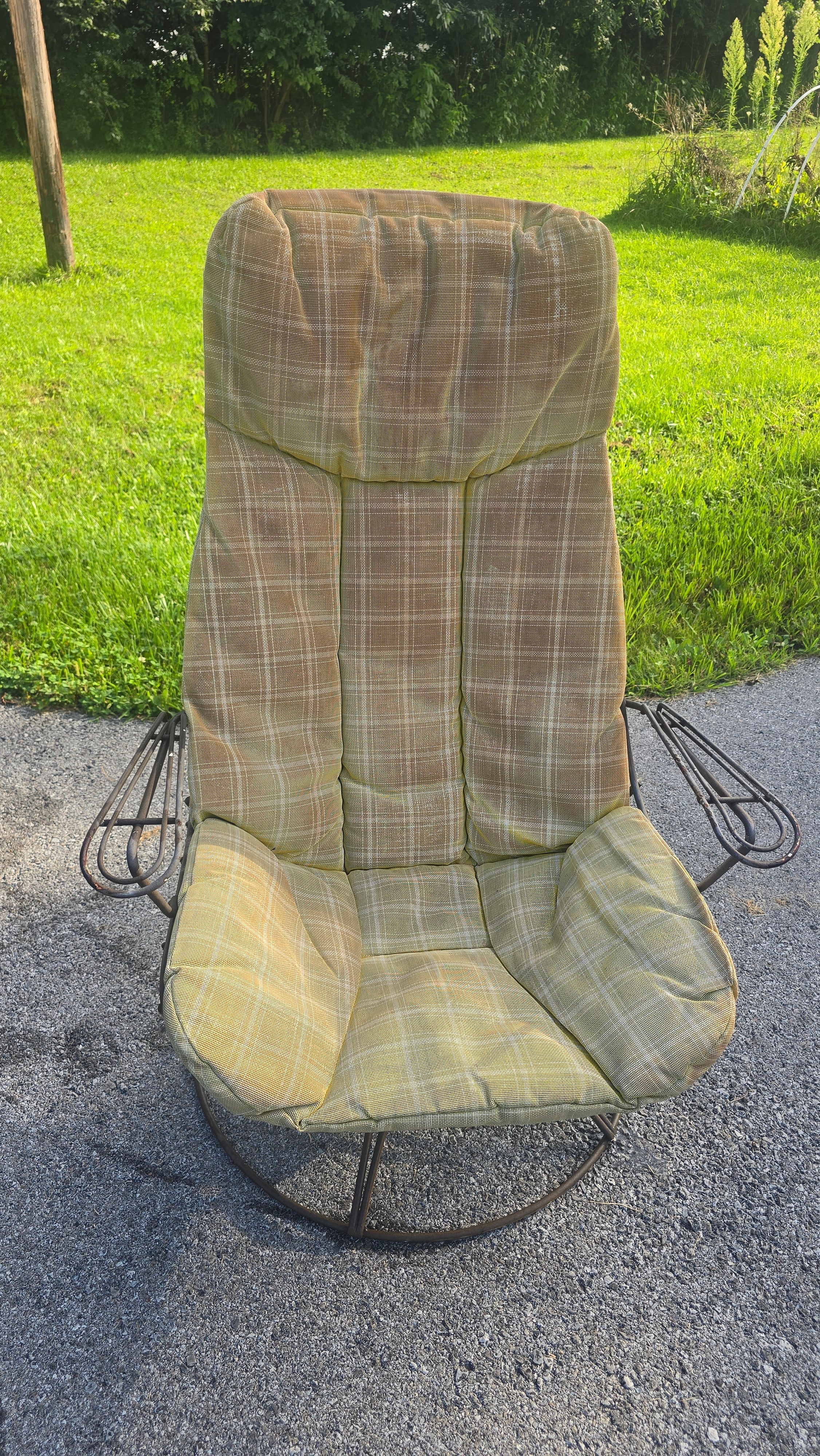 Vintage Homecrest Series 90 Riviera Swivel Rocking Chair