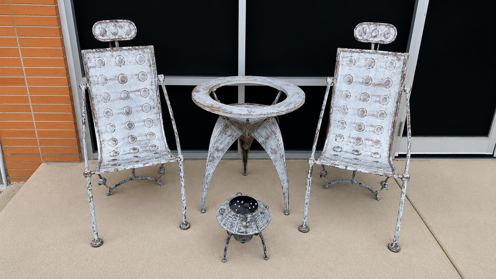 Retro Atomic Vintage Inspired Patio Set