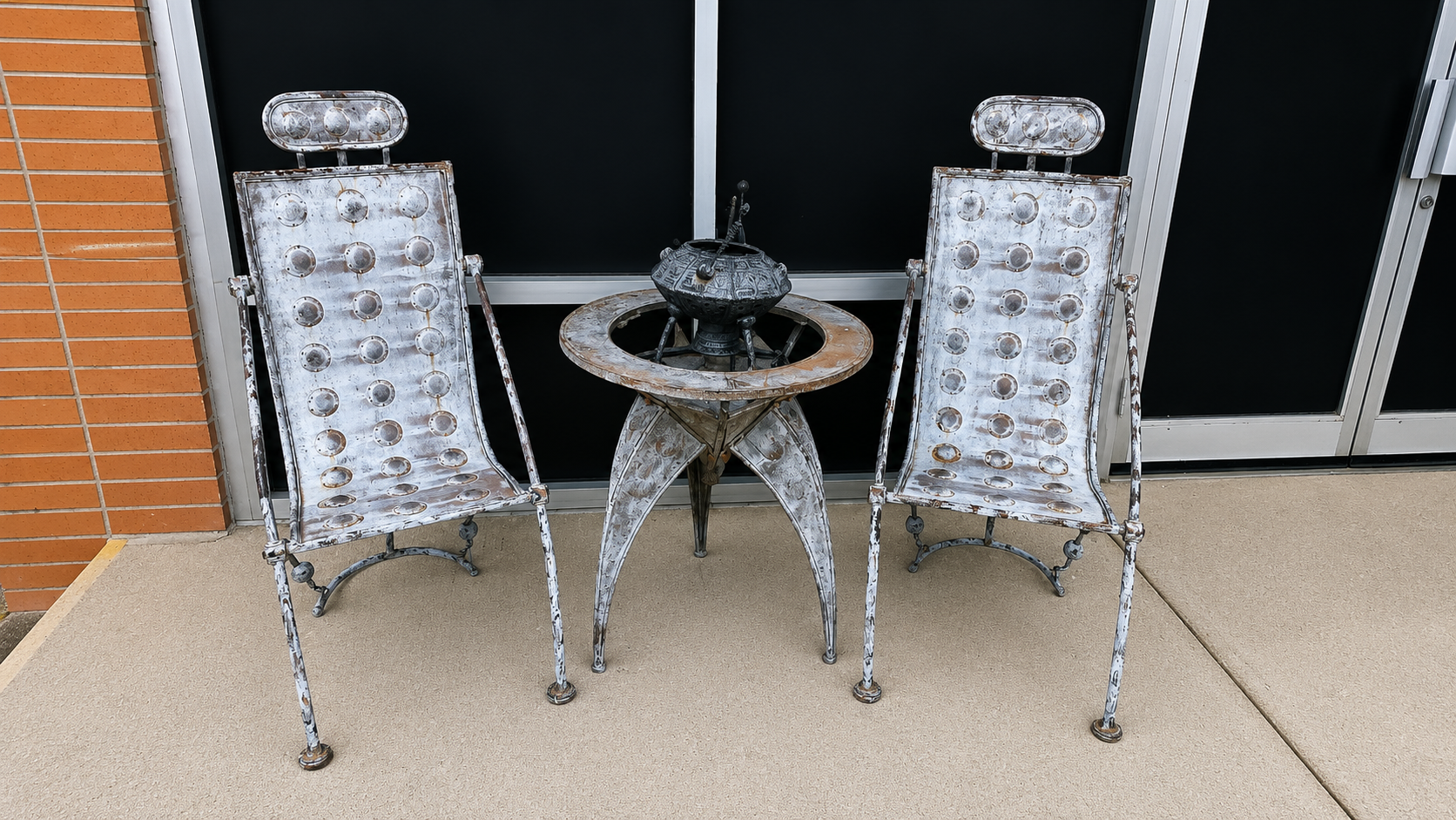 Retro Atomic Vintage Inspired Patio Set